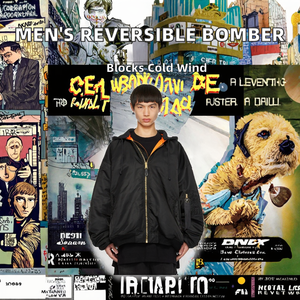 Service OEM – Blouson Bomber Réversible Personnalisé Brodé, Respirant, Coupe-Vent, Décontracté, Hiver, Isolé, en Nylon Sergé, à Capuche – Meilleures Ventes - Product Image 2