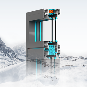 Fenêtres en aluminium à haute performance énergétique, antivol, design moderne, <span class=keywords><strong>double</strong></span> <span class=keywords><strong>vitrage</strong></span> fixe en acier inoxydable pour maisons passives, Chine - Product Image 5