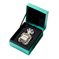 Boîte rigide portable personnalisée avec logo imprimé pour échantillons d'huiles essentielles et de parfums, doublure en éponge, poignée, fermeture magnétique, étanche