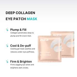 Parches de Hidrogel para Ojos con Colágeno Vegano Orgánico a Base de Hierbas, Antiarrugas y Reafirmantes, Mascarilla Transparente Bio para Piel Seca - Product Image 2