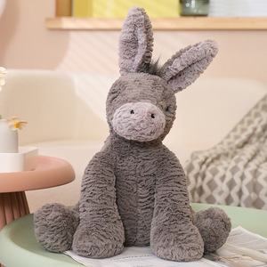Nuevo lindo burro de peluche muñeca suave y cálido algodón Animal juguete para niñas disponibilidad al por mayor relleno de PP - Product Image 6