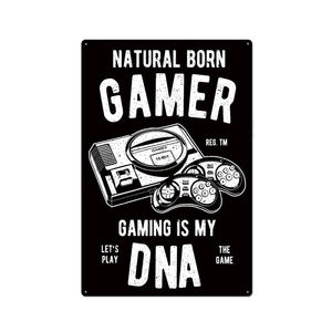 Giocatore del segno di stagno del giocatore del segno di stagno del giocatore al muro di lavoro della placca di latta - Product Image 5