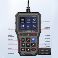 Outil de diagnostic automobile PCMOS anglais 2,8 pouces, testeur de batterie, lecteur de code de panne du système de contrôle du moteur GJZ0185, scanner OBD2