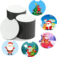 Sous-verres personnalisés avec logo pour voiture, sous-plats pour table à manger, sous-verres en néoprène isolés pour café, sous-verres à sublimation thermique