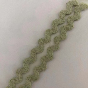 5mm 8mm vêtements chapeau dentelle ruban sac artisanat décoratif <span class=keywords><strong>laine</strong></span> <span class=keywords><strong>bord</strong></span> incurvé coupe S Ric rac Polyester Textile Zig Zag sangle garniture - Product Image 3