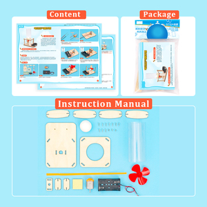 Kit de Experimentos de Física para la Escuela, Kit Educativo Montessori de Madera para Estudiantes, Kit DIY <span class=keywords><strong>STEAM</strong></span>, Juguetes Solares STEM - Product Image 4