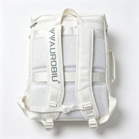 Sac à dos de badminton et de tennis en PU avec logo personnalisé, poche ventilée pour chaussures, porte-2 raquettes, compartiment pour ordinateur portable 15,6 pouces, sac de sport et de voyage pour pickleball