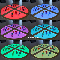 Miroir de stimulation sensorielle visuelle à LED, table lumineuse pour l'exploration des couleurs, panneau lumineux pour la thérapie de l'autisme, équipement de salle sensorielle