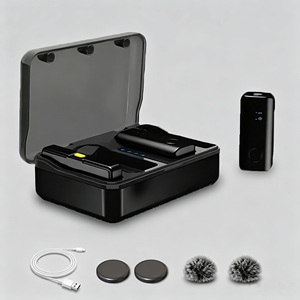 Microphone Lavalier Sans Fil 48kHz 24bit 150m Longue Portée Longue Autonomie Système Audio pour Réunions Professionnelles et Diffusion <span class=keywords><strong>en</strong></span> Direct - Product Image 1