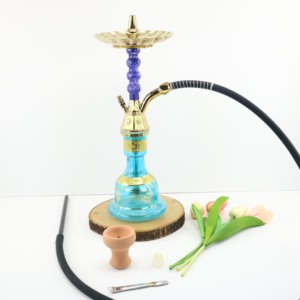 Nouveau design de narguilé égyptien transfrontalier de haute qualité en alliage de <span class=keywords><strong>zinc</strong></span> personnalisé narguilé Shisha vente en gros de la mode narguilé <span class=keywords><strong>à</strong></span> tuyau unique - Product Image 5