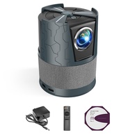 Projecteur Théâtre Portable Home Cinéma LED MINI Vidéo Projecteur WIFI Miroir Android IOS