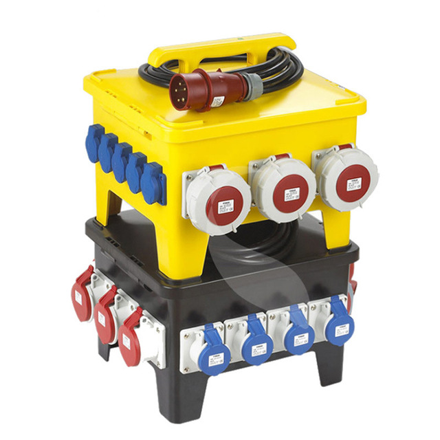 IP67 Waterproof ABS/PC Control Box Electrical Power Portable Distribution Combiner Socket Box