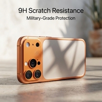 Protection d'objectif Premium Anti-Rayures pour iPhone 16 Pro Max, Revêtement AR, Haute Transparence, Verre de Caméra à Couverture Totale