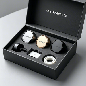 Diffuseur d'air rond en métal pour grille d'aération de voiture avec évaporation naturelle, parfum longue durée, élimination des odeurs et fonctionnement sans électricité - Product Image 6
