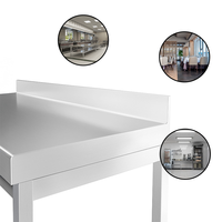 Aanpasbare Roestvrijstalen Keukenwerkbank Van Premium Kwaliteit Met Milieuvriendelijk Ontwerp Voor Backsplash, Ideaal Voor Cateringbedrijven