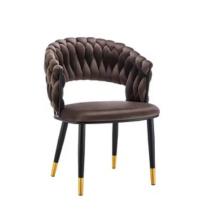 Silla <span class=keywords><strong>de</strong></span> Comedor <span class=keywords><strong>de</strong></span> Terciopelo Nórdico <span class=keywords><strong>de</strong></span> Lujo con Ribete Dorado, Muebles <span class=keywords><strong>Modernos</strong></span> para el Hogar, Sala <span class=keywords><strong>de</strong></span> Estar, Venta Directa <span class=keywords><strong>de</strong></span> Fábrica para Uso en Comedor - Product Image 3
