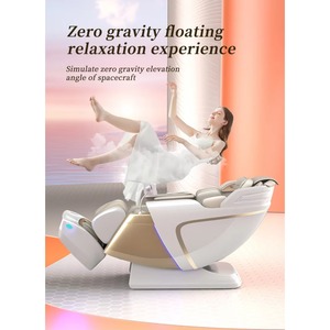 CITICITY Chaise de massage électrique de luxe 4D à gravité zéro, pliable, pour le corps entier, avec chauffage double cœur et massage des pieds par roulement Shiatsu - Product Image 3