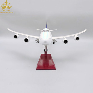 Modelo de Avión <span class=keywords><strong>Boeing</strong></span> 747-8 Lufthansa, Escala 1:157, Resina ABS, Luces Controladas por Sonido, Ruedas de Aterrizaje, 47CM, Regalo Empresarial - Product Image 4