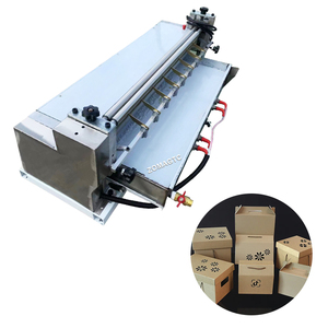 Máquina Semiautomática para Pegar Cajas de Madera con Barra de Pegamento, Manual, de Fusión en Frío y Caliente, para Empaquetado - Product Image 1
