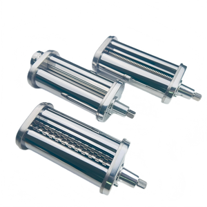 Ensemble de 3 accessoires pour machine à pâtes pour pâte, spaghetti, fettuccine, en acier inoxydable, accessoire pour robot culinaire <span class=keywords><strong>Kitchenaid</strong></span> - Product Image 5