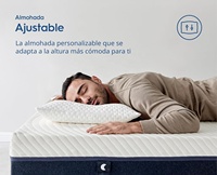 Réglable Avec Mousse À Mémoire Déchiquetée Standard 64X46 cm 100% Rembourrage En Mousse À Mémoire Lavable Douceur Pour Votre Repos