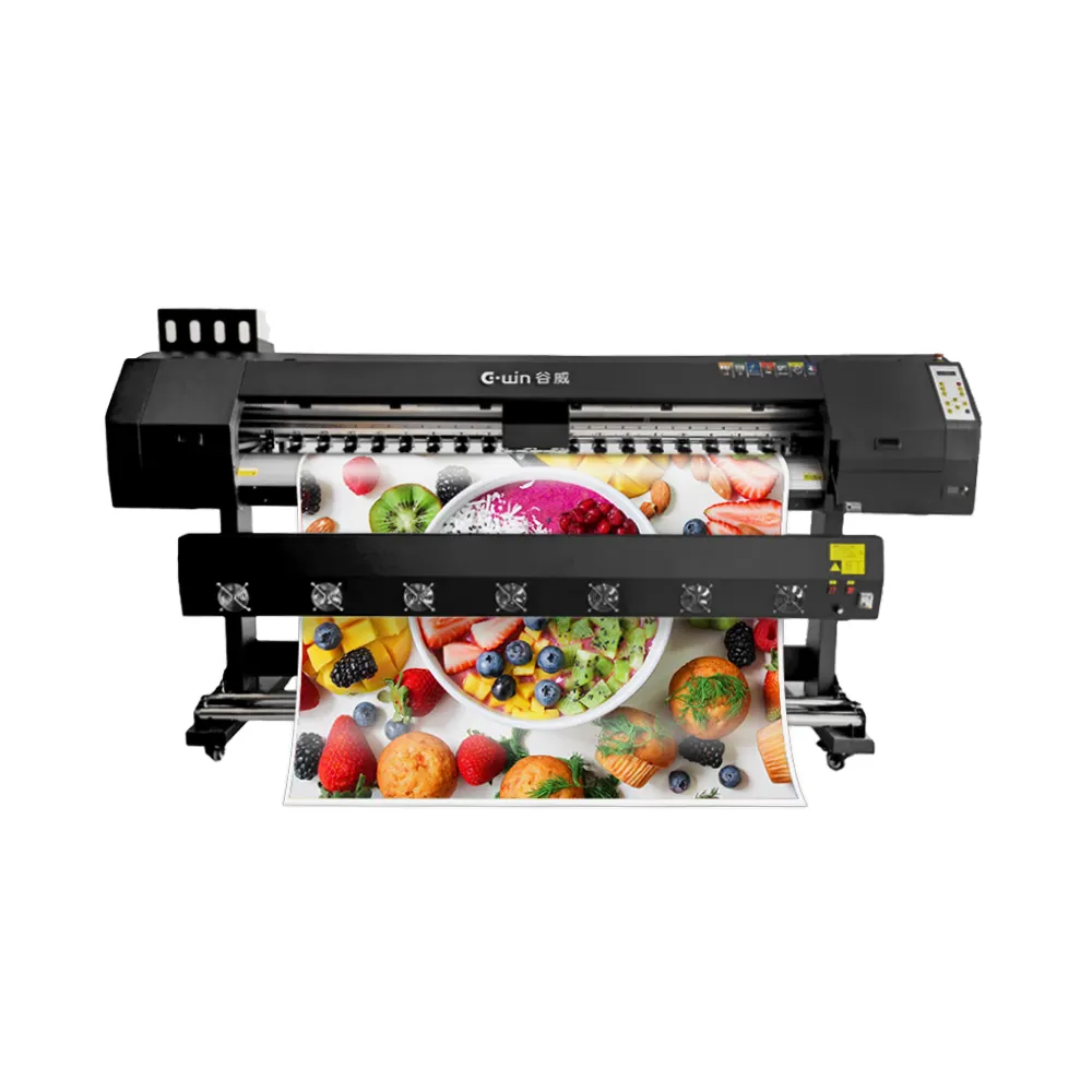 Gwin 1.8m large format sublimation inkjet printer with 5113 EPS 4720 3200 printer head four color for textile printing