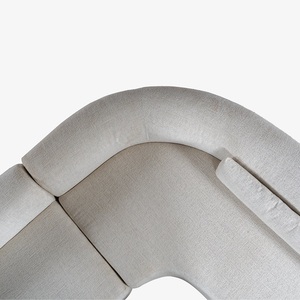Sofá moderno de lujo de madera maciza de Sheesham para sala de estar, elegante, cómodo, duradero y perfecto para un hogar contemporáneo. - Product Image 6