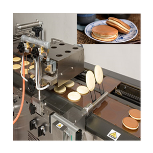 CE Automatic Dorayaki Pancake Making Machine With Dough Mixer & Baking Oven High Capacity Cake Production Line Insulating Cover - Product Image 2