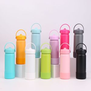 Nuevo y elegante vaso aislado de acero inoxidable con asa, portátil, para viajes, hogar, oficina y deportes al aire libre. - Product Image 1