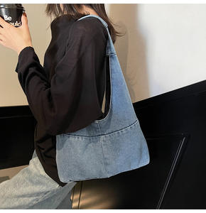 大容量复古波西米亚牛仔女式肩包秋冬休闲时尚流浪包 - Product Image 6