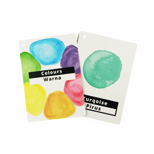 การ์ดแฟลชสีขาวแบบกำหนดเองได้ พิมพ์การ์ด 52 ใบ สำหรับเด็ก เรียนรู้และเล่น - Product Image 5