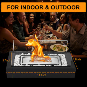 Di alta qualità da giardino camino da tavolo da esterno Bio etanolo Mini pozzo del fuoco <span class=keywords><strong>con</strong></span> decorazione <span class=keywords><strong>in</strong></span> <span class=keywords><strong>pietra</strong></span> - Product Image 6