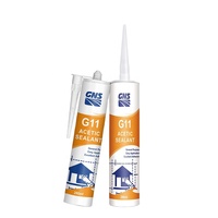 Scellant silicone acétique économique, colle blanche imperméable pour cuisine et salle de bain