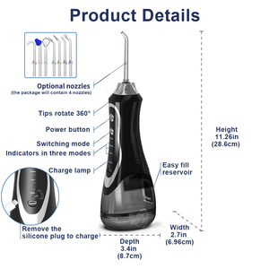 Nước Có Thể Sạc Lại Di Động Tốt Nhất Trẻ Em H2O Xỉa Trẻ Em Không Dây Di Động Chăm Sóc Bằng Miệng Nước Irrigator Nước Flosser - Product Image 6
