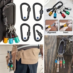 Nâng cấp, đẩy để mở khóa, 12 cái 1/4 inch Hex Shank Hợp kim nhôm <span class=keywords><strong>screwdriver</strong></span> bit chủ ánh sáng-trọng lượng nhanh chóng thay đổi mở rộng thanh - Product Image 5