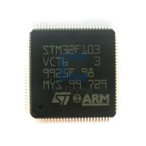 Original MCU Integrated Circuit FLASH LQFP-100 STM32F103VCT6 100-LQFP Electronic Components Ic Mcu