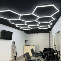 Luces de Trabajo LED Hexagonales Resistentes para Garaje, Taller y Estudio