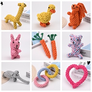 เชือกถักแบบอินเทอร์แอคทีฟทนทานสำหรับสัตว์เลี้ยงของเล่นเชือกคอตตอนสำหรับสุนัขสินค้าขายดี - Product Image 3