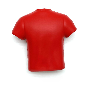 Mini balles anti-stress en forme de T-shirt rouge, jouet amusant d'Halloween, balle de pression en PU pour exercices musculaires des mains, jouet cérébral pour adultes, reconnaissance d'objets - Product Image 3