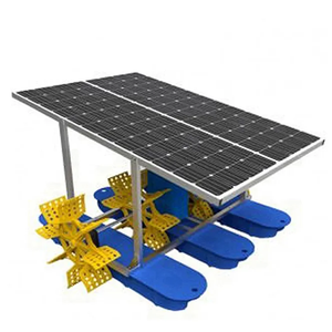 Karides çarklar kürek tekerlek oksijen balık gölet küçük balık gölet için güneş havalandırıcı - Product Image 1