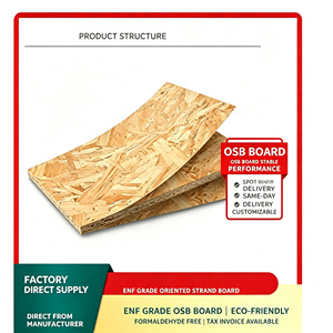 Tablero <span class=keywords><strong>OSB</strong></span> de Alta Resistencia, Orientado, Sin Formaldehído, Personalizable, Sin Pintura, Grado de Primera Clase, Garantía de +5 Años - Product Image 2