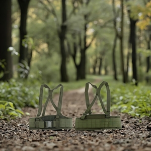 เข็มขัดไนลอนกีฬากลางแจ้งลายพรางสีดำสีเขียวอเนกประสงค์ - Product Image 5