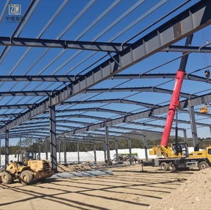 Taller de Producción de Powder Technology Co., Ltd., Fábrica de Estructuras de Acero, Almacén, Almacén de Acero Prefabricado - Product Image 2