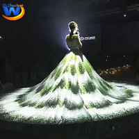 Projecteur d'hologrammes à projection interactive au sol/au sol Cartographie 3d pour gâteau de fête de mariage