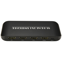 Commutateur 8K avec trois entrées et une sortie, télécommande pour le commutation vidéo à distance, 3 entrées vers 1 sortie R pour 8K60Hz