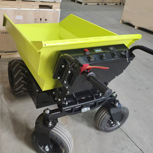 Chariot à roues <span class=keywords><strong>électrique</strong></span> (mini-dumper) de 600 kg de capacité avec batterie au plomb, auto-vidangeant, chargeur de roues, OEM, faible MOQ - Product Image 5
