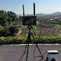 Détecteur de drones portable, couverture de fréquence 400 MHz-6000 MHz, détecteur de drones UAV, dispositif d'alarme FPV, télécommande anti-drone