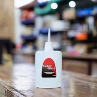 Colle instantanée transparente écologique 50g, adhésif cyanoacrylate pour le travail du bois, la construction, l'emballage, scellant liquide transparent