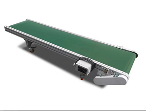 Nouvel usage industriel convoyeur à rouleaux flexibles en acier inoxydable électrique PU courroie en caoutchouc boîte <span class=keywords><strong>de</strong></span> vitesses moteur alimentaire Restaurant pharmacie - Product Image 2