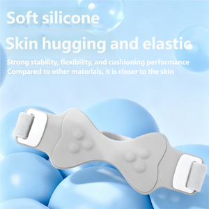 Professional Patellar Retinaculum Stabilizer Exercise Fitness Safety Silicone Anti-Slip Knee <b>Patella</b> <b>Support</b> Strap - Product Image 2